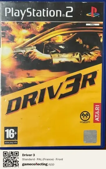 Driver 3 PlayStation 2, France box front