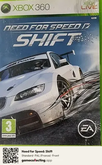 Need for Speed: Shift Xbox 360, France box front