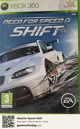 Need for Speed: Shift Xbox 360, France box front