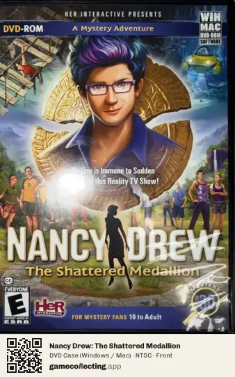 Nancy Drew: The Shattered Medallion Computer, NTSC box front
