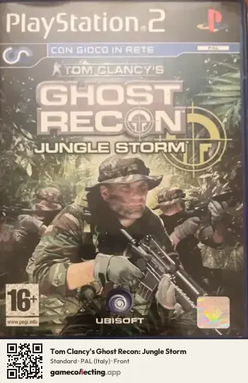 Tom Clancy's Ghost Recon: Jungle Storm PlayStation 2, Italy box front