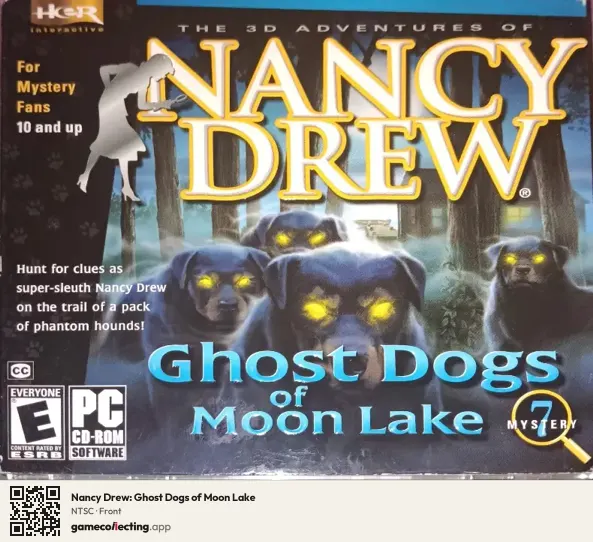 Nancy Drew: Ghost Dogs of Moon Lake Computer, NTSC box front