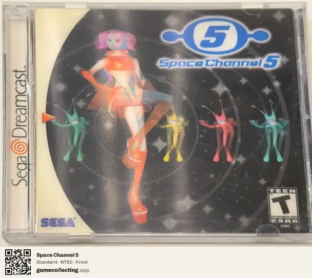 Space Channel 5 Sega Dreamcast, NTSC box front