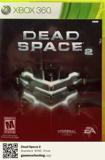 Dead Space 2 Xbox 360, NTSC box front