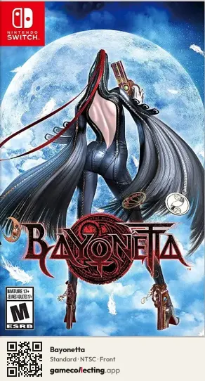 Bayonetta Nintendo Switch, NTSC box front
