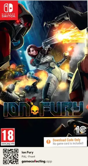 Ion Fury Nintendo Switch, PAL box front