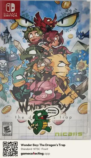 Wonder Boy: The Dragon's Trap Nintendo Switch, NTSC box front