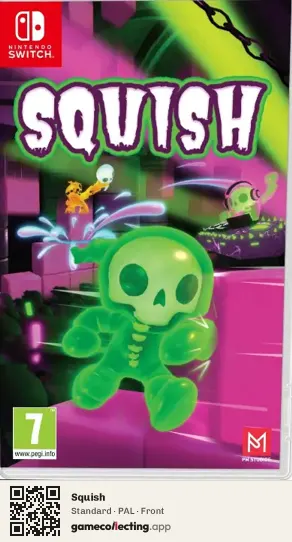 Squish Nintendo Switch, PAL box front