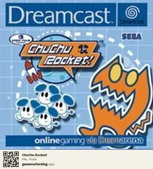ChuChu Rocket! Sega Dreamcast, PAL box front
