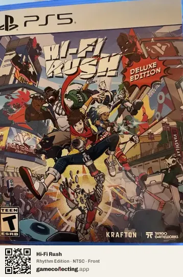 Hi-Fi Rush PlayStation 5, NTSC box front