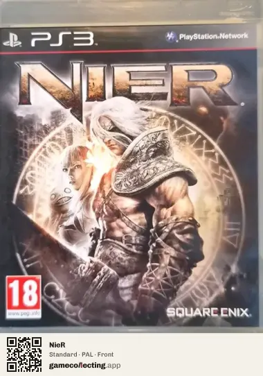 NieR PlayStation 3, PAL box front