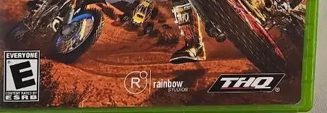 MX Unleashed, the ESRB box on its front