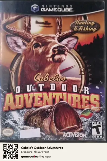 Cabela's Outdoor Adventures Nintendo GameCube, NTSC box front