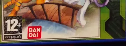 Digimon Rumble Arena 2, the PEGI square on its front