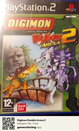 Digimon Rumble Arena 2 PlayStation 2, PAL box front