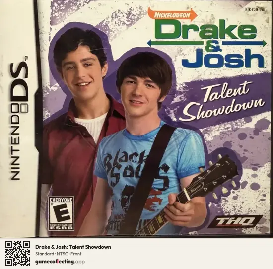 Drake & Josh: Talent Showdown Nintendo DS, NTSC box front