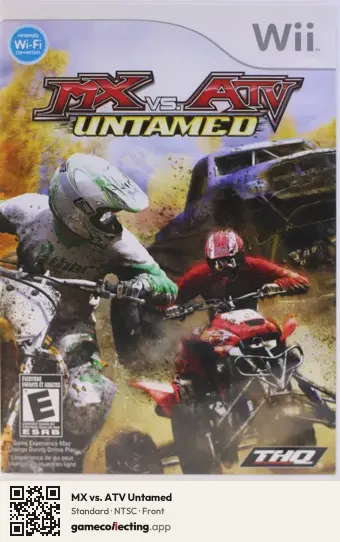 MX vs. ATV Untamed Nintendo Wii, NTSC box front