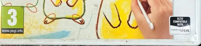 Pokémon Art Academy, the PEGI square on its front