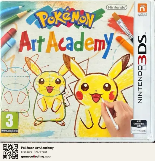 Pokémon Art Academy Nintendo 3DS, PAL box front