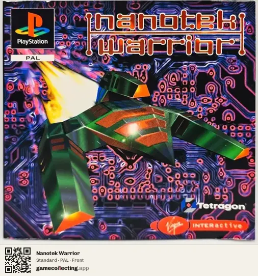 Nanotek Warrior PlayStation, PAL box front