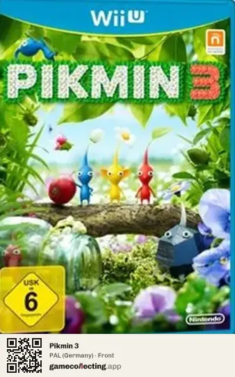 Pikmin 3 Nintendo Wii U, Germany box front