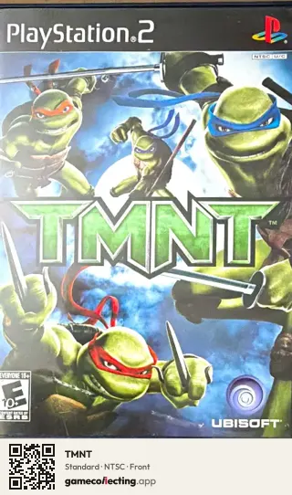 TMNT PlayStation 2, NTSC box front