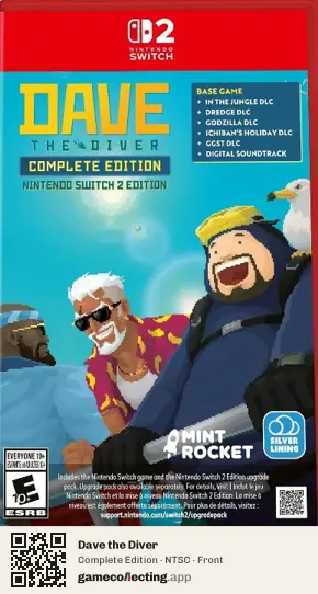 Dave the Diver Nintendo Switch 2, NTSC box front