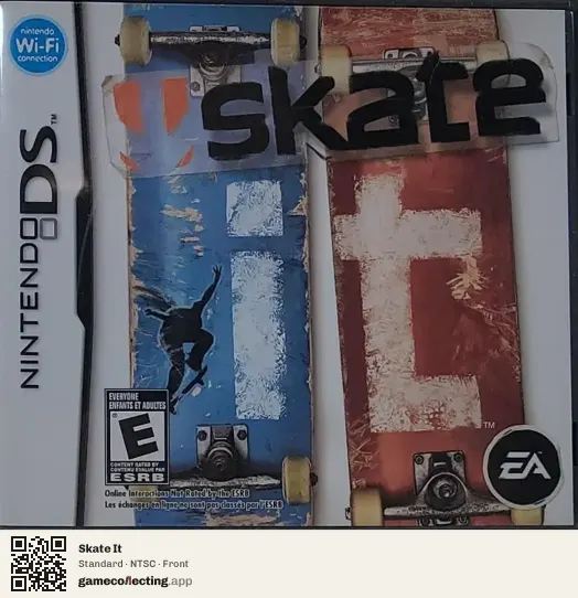 Skate It Nintendo DS, NTSC box front