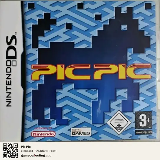 Pic Pic Nintendo DS, Italy box front