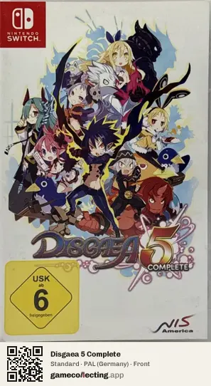 Disgaea 5 Complete Nintendo Switch, Germany box front