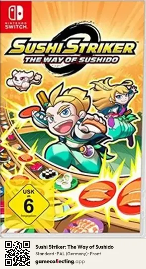 Sushi Striker: The Way of Sushido Nintendo Switch, Germany box front