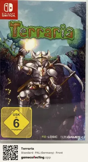 Terraria Nintendo Switch, Germany box front