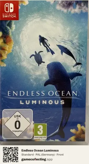 Endless Ocean Luminous Nintendo Switch, Germany box front