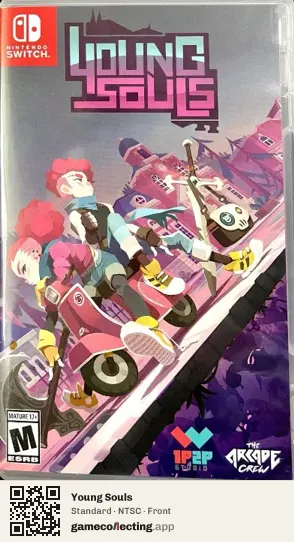 Young Souls Nintendo Switch, NTSC box front