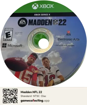Madden NFL 22 Xbox Series X, NTSC disc