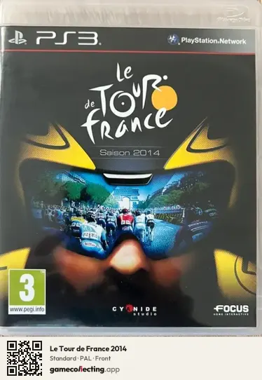 Le Tour de France 2014 PlayStation 3, PAL box front