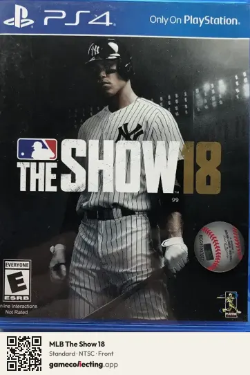 MLB The Show 18 PlayStation 4, NTSC box front