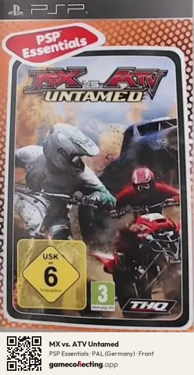 MX vs. ATV Untamed PlayStation Portable, Germany box front