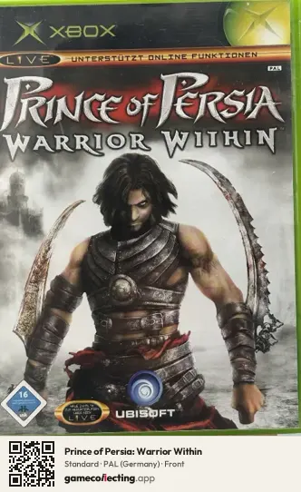 Prince of Persia: Warrior Within Xbox, Germany box front