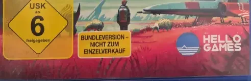 No Man's Sky, the USK square on its front