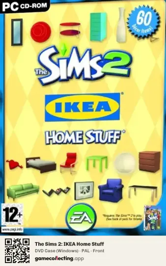 The Sims 2: IKEA Home Stuff Computer, PAL box front