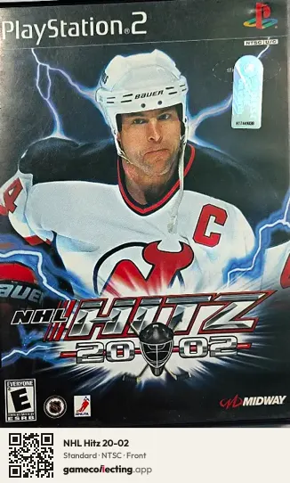 NHL Hitz 20-02 PlayStation 2, NTSC box front