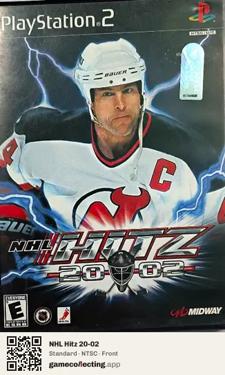 NHL Hitz 20-02 PlayStation 2, NTSC box front