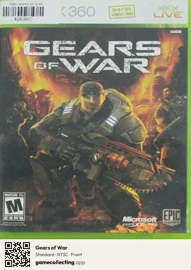 Gears of War Xbox 360, NTSC box front