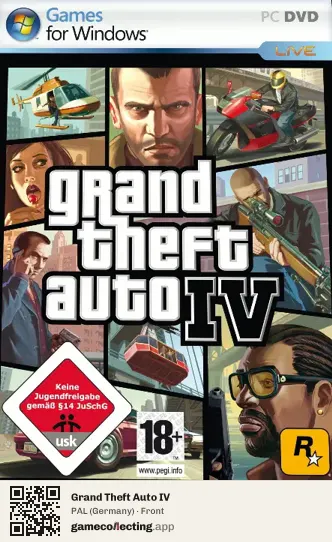 Grand Theft Auto IV Computer, Germany box front