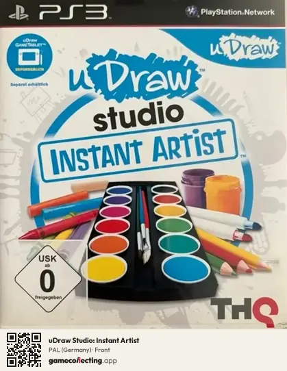 uDraw Studio: Instant Artist PlayStation 3, Germany box front