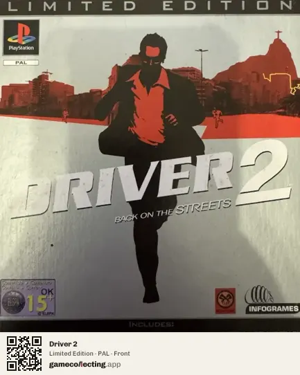Driver 2 PlayStation, PAL box front