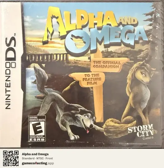Alpha and Omega Nintendo DS, NTSC box front