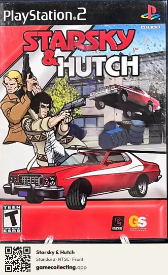 Starsky & Hutch PlayStation 2, NTSC box front