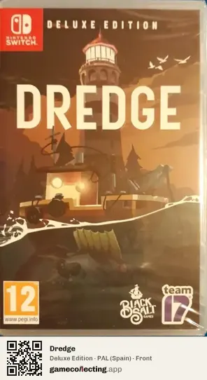 Dredge Nintendo Switch, Spain box front